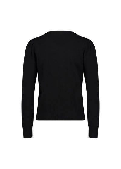 Women's Fine Sweater in Black GAUDI (SKU)421BD53020