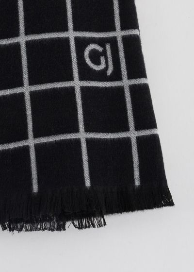 Stylish men's scarf with fringe GAUDI (SKU) 11434