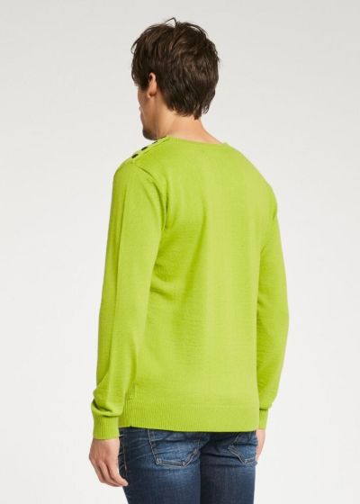 Men's knitted sweater with wool GAUDI (SKU) 021GU53017