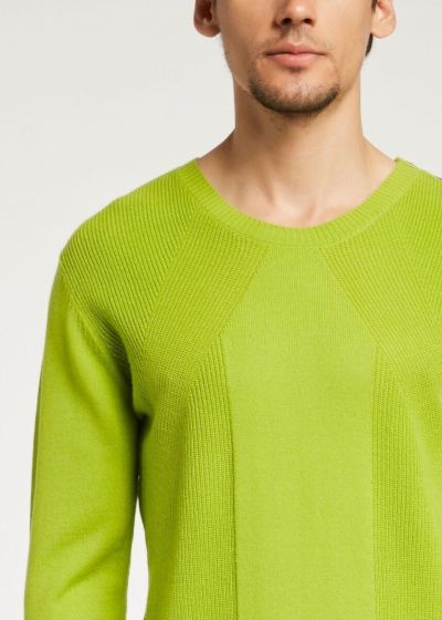 Men's knitted sweater with wool GAUDI (SKU) 021GU53017