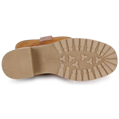 Women's suede boot in brown color DORKING (SKU) 9354