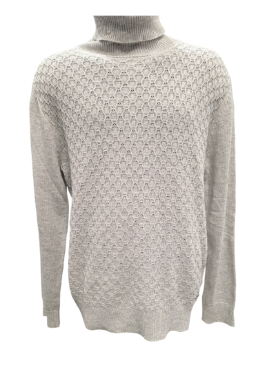 Men's Elegant Polo Shirt in Grey GAUDI (SKU)421GU53034