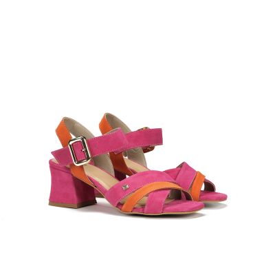 Casual -elegant women's mid-heeled sandal DORKING (SKU) 9461