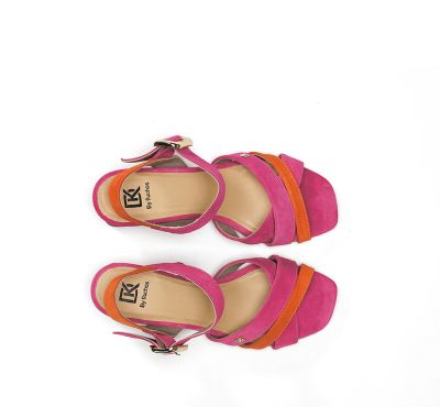 Casual -elegant women's mid-heeled sandal DORKING (SKU) 9461